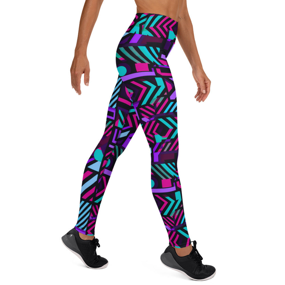 [GeoModa] Poly Pizzazz Yoga Leggings