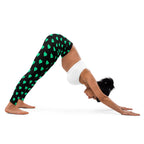 [GeoModa] Minted Heart Yoga Leggings