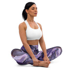 [Luxe Chic] Amethyst Gleam Yoga Leggings