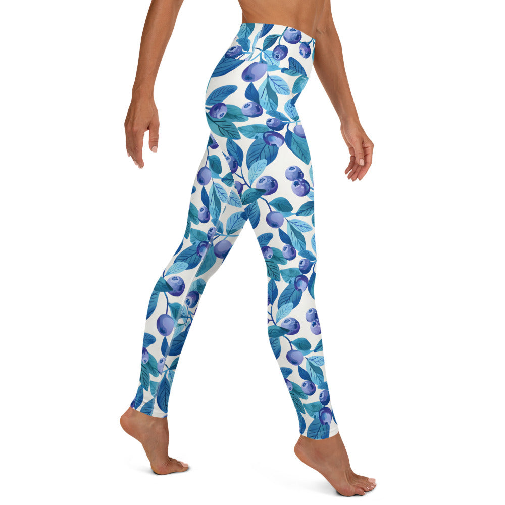 [Fruitilicious] Berry Kissed Yoga Leggings