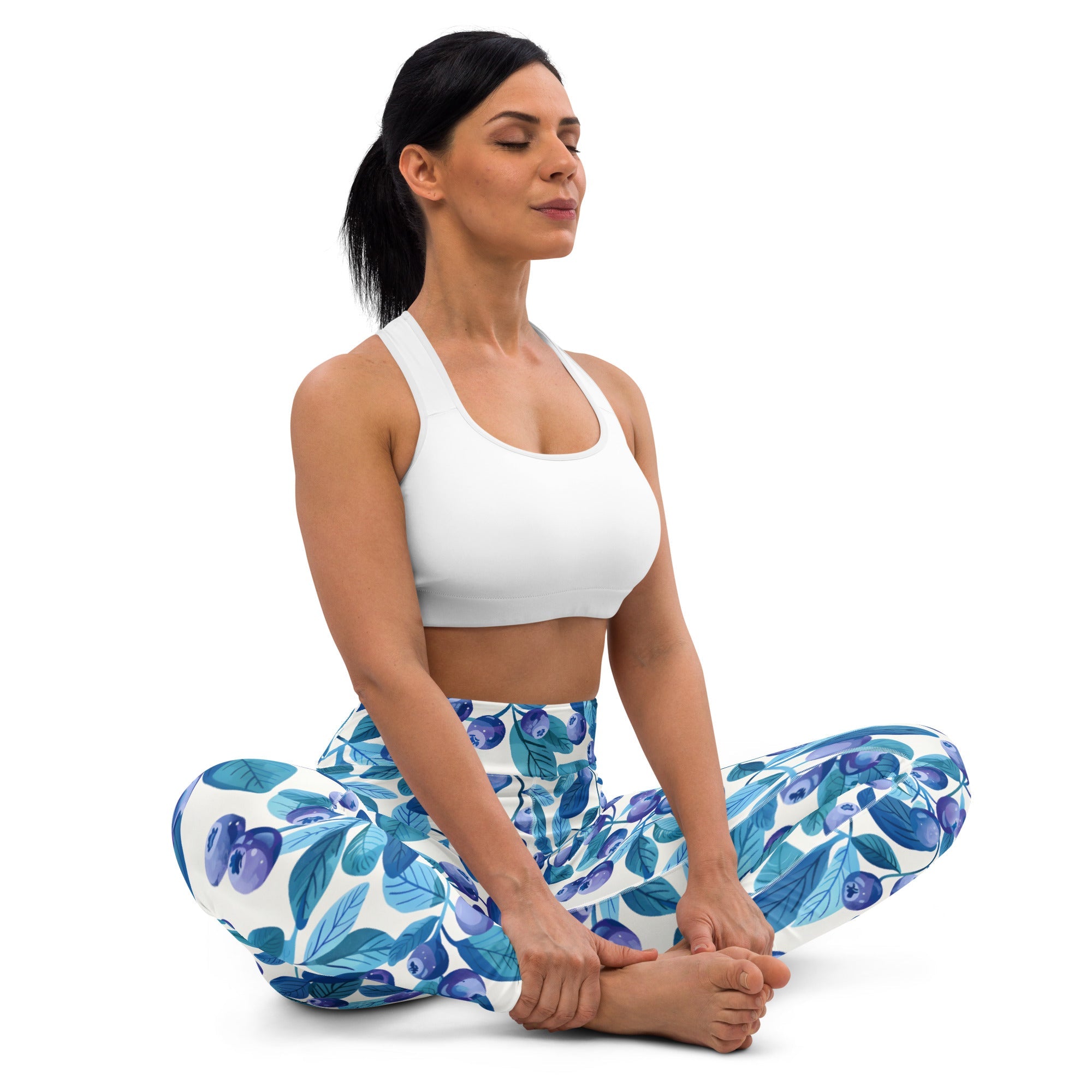 [Fruitilicious] Berry Kissed Yoga Leggings