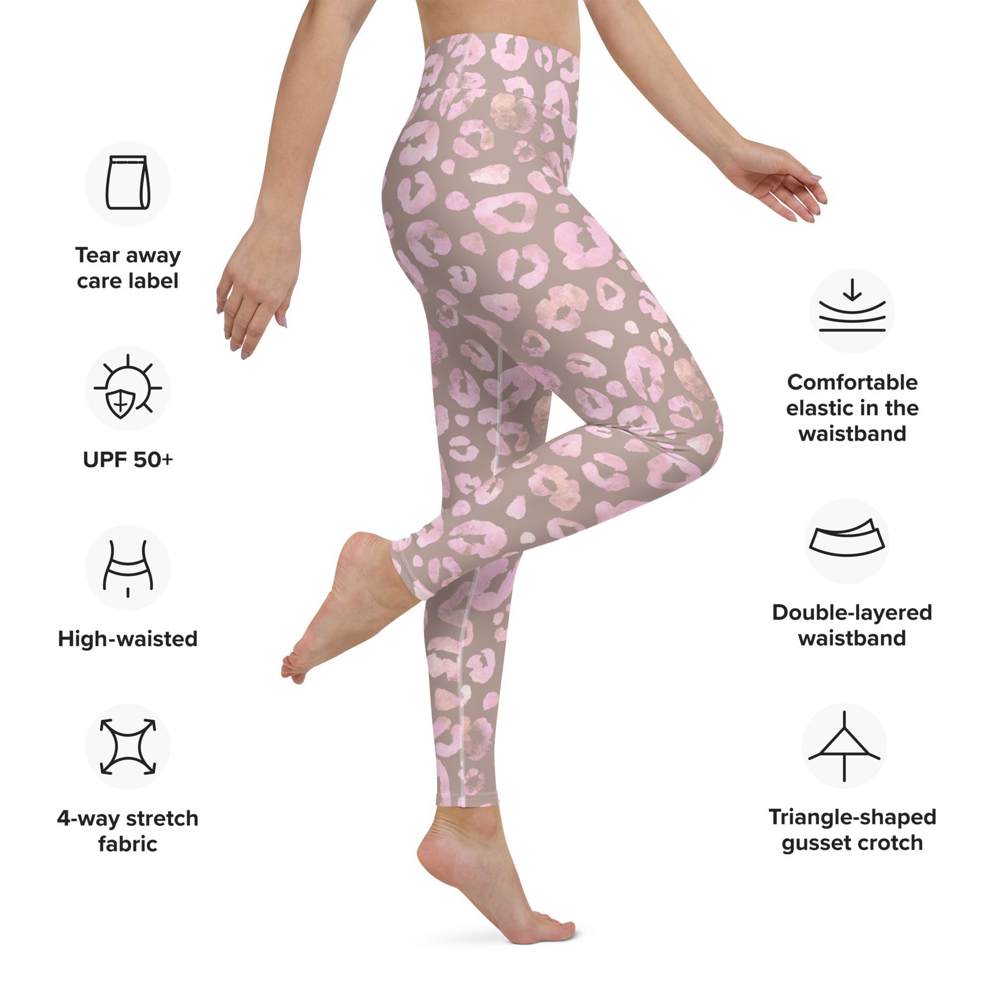 [Wild Side] Dusty Roar Yoga Leggings