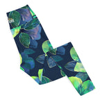 [Floral Bloom] Electric Flora Yoga Leggings