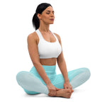 [THC Basics] Frosted Cyan Yoga Leggings