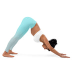 [THC Basics] Frosted Cyan Yoga Leggings