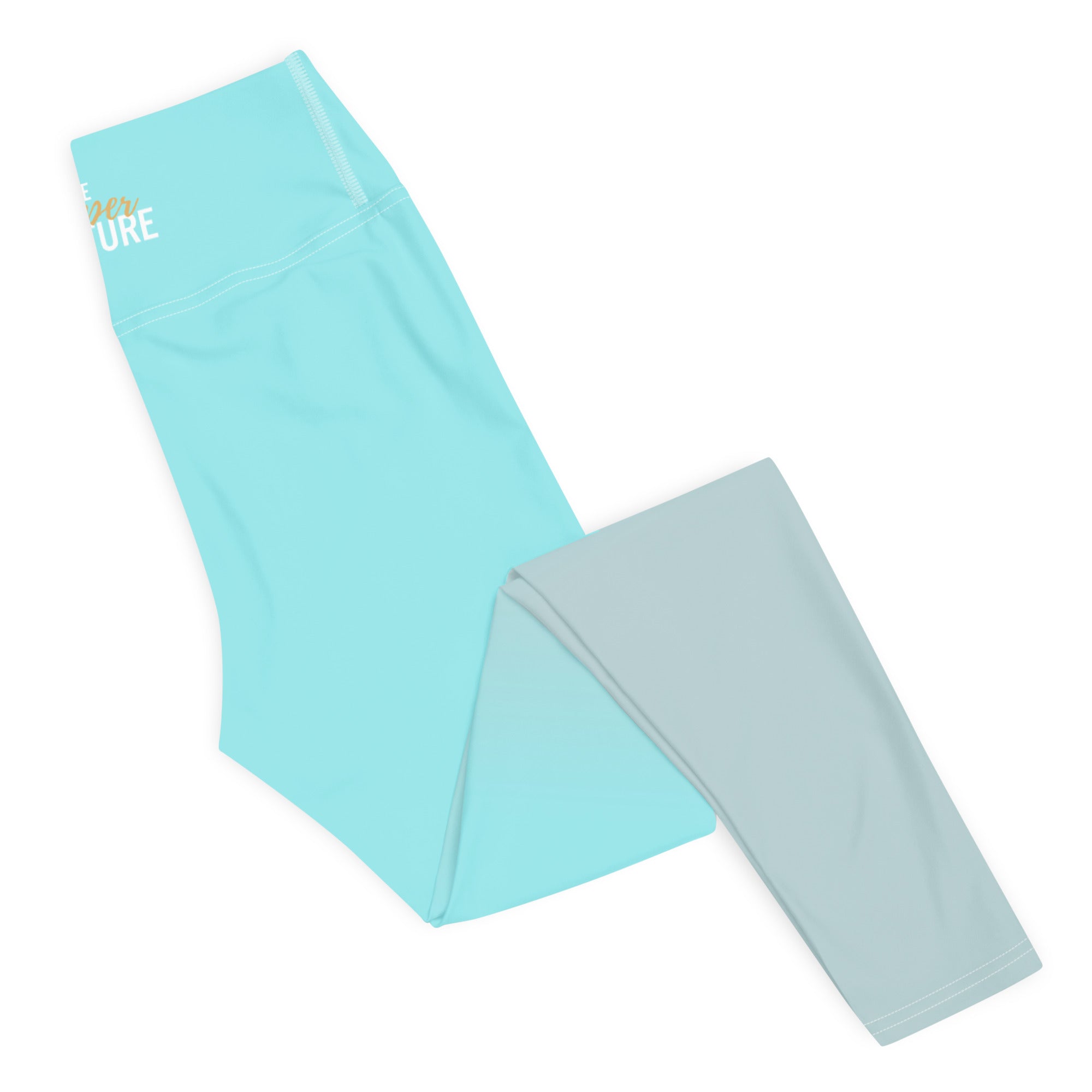 [THC Basics] Frosted Cyan Yoga Leggings