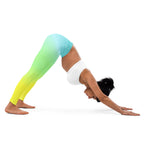 [THC Basics] Tropical Wave Yoga Leggings