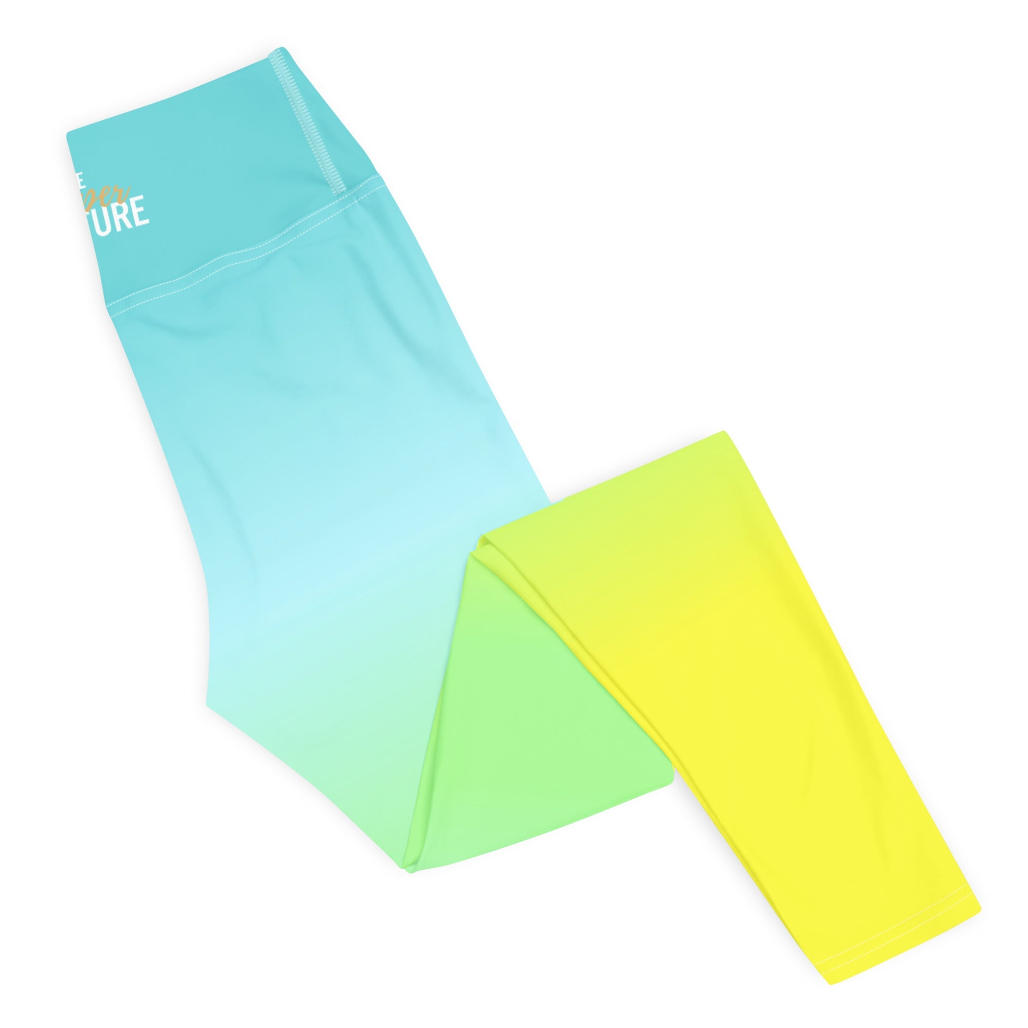 [THC Basics] Tropical Wave Yoga Leggings