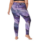 [Luxe Chic] Amethyst Gleam Yoga Leggings