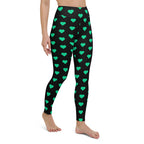 [GeoModa] Minted Heart Yoga Leggings