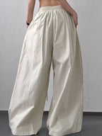 Striped Wide Leg Drawstring Pants