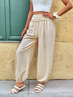 Ruched High Waist Joggers