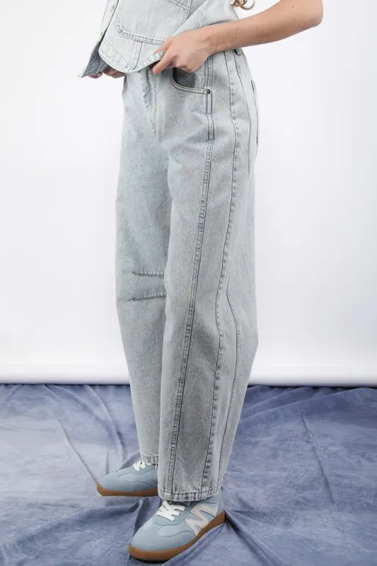 VERY J Wide Leg Comfy Jeans