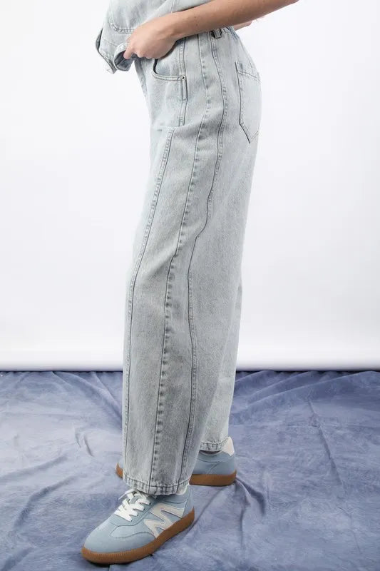 VERY J Wide Leg Comfy Jeans