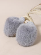 New Trendy Plush Fur Slippers