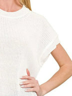 Zenana Oversized Crew Neck Sweater