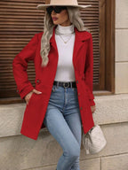 Button Up Long Sleeve Coat
