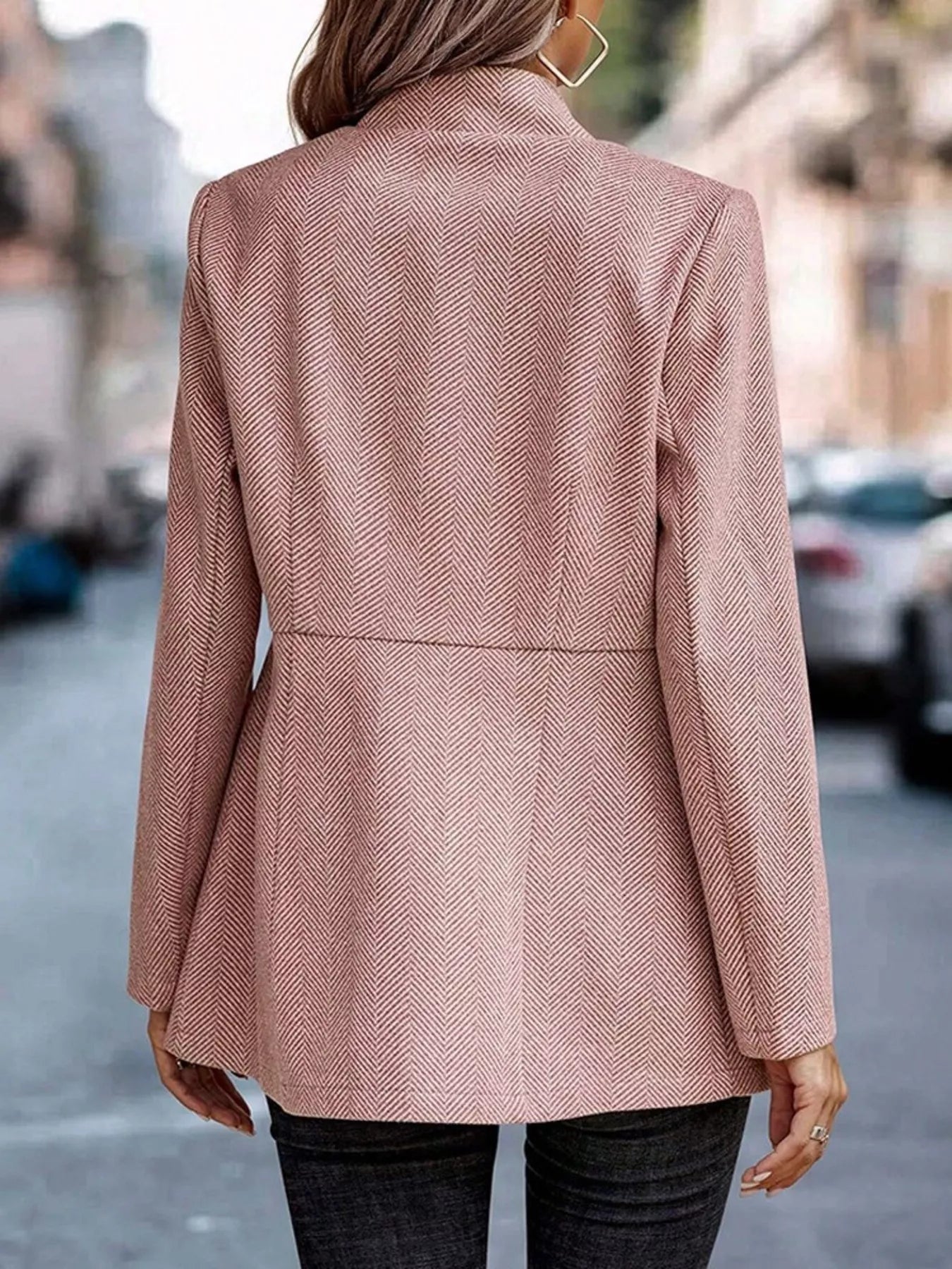 Open Front Long Sleeve Blazer