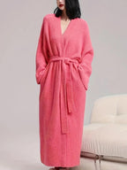 Double-Sided Fleece Robe