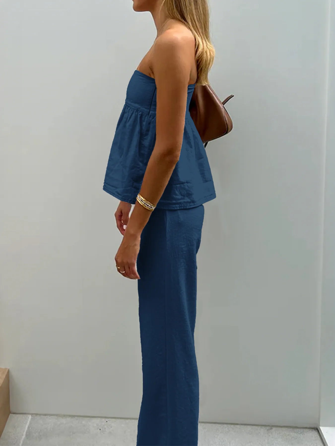 Tube Top and Pants Set