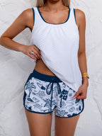 Women's Two Piece Tankini Swimsuit