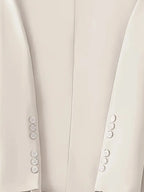 Single-Button Long Sleeve Blazer