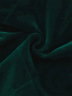 Velvet Double-Breasted Blazer Dress