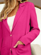 BiBi Single Breasted Blazer with Patch Pockets