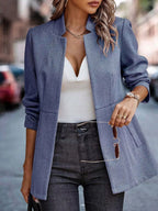 Open Front Long Sleeve Blazer