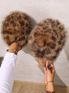New Trendy Plush Fur Slippers