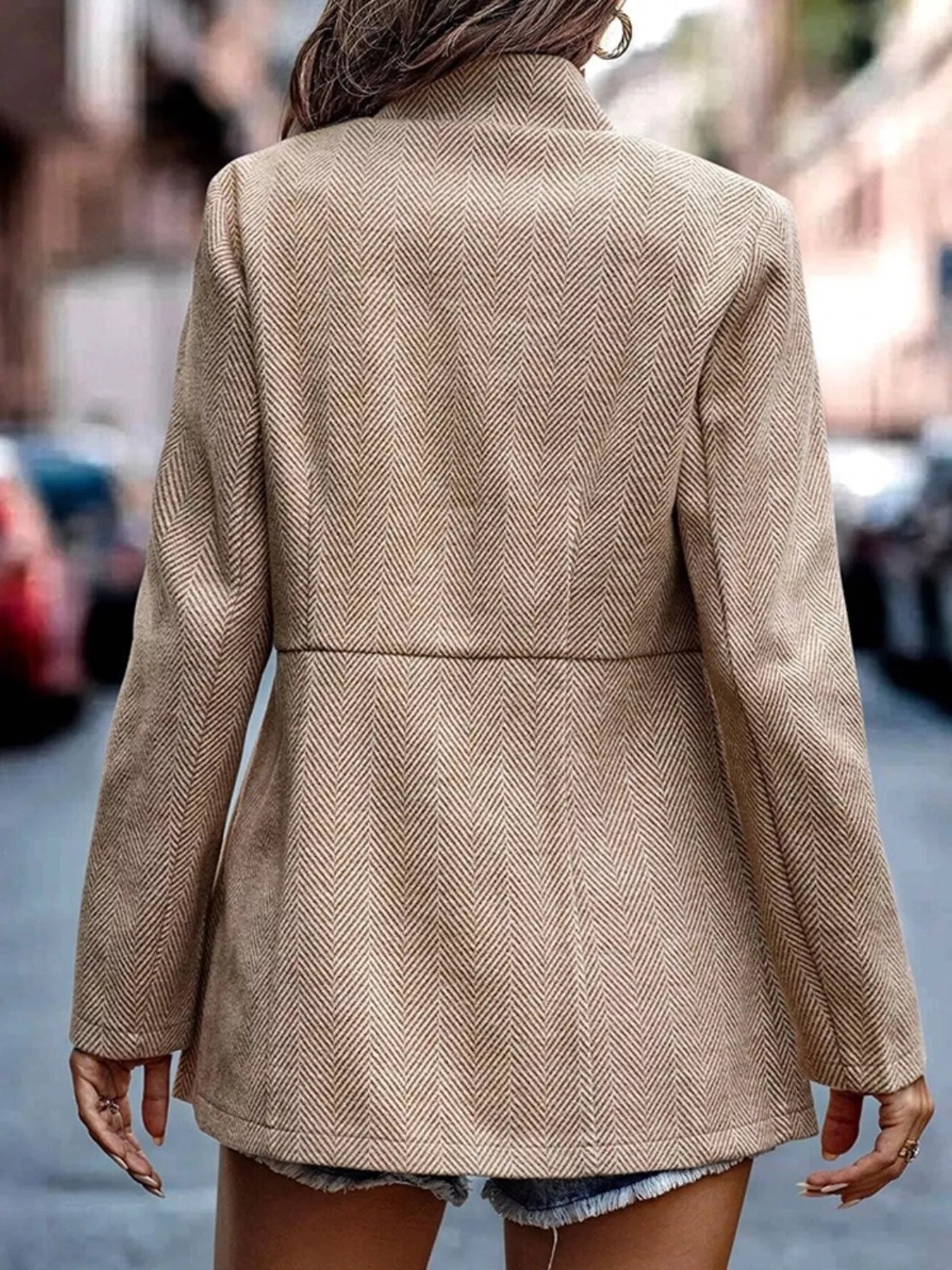 Open Front Long Sleeve Blazer