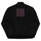 [GeoModa] Maze Infusion Embroidered Unisex Premium Recycled Bomber Jacket