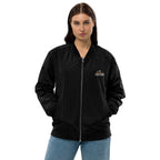 [GeoModa] Maze Infusion Embroidered Unisex Premium Recycled Bomber Jacket