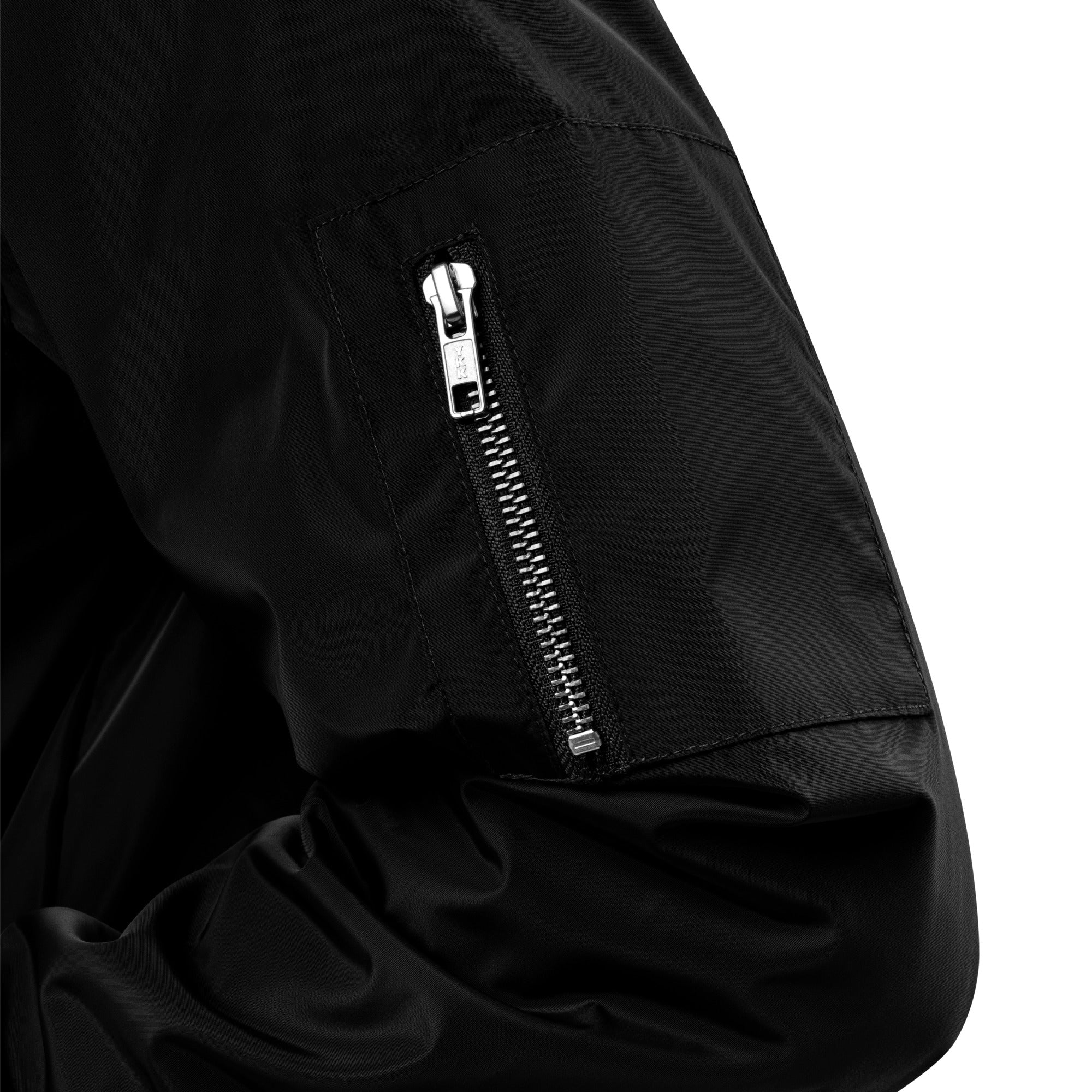 [GeoModa] Maze Infusion Embroidered Unisex Premium Recycled Bomber Jacket